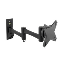 Tooq Soporte de Pared con Brazo Articulado para TV de 13-27 - Giratorio e Inclinable - Gestion de Cables - Peso Max 15kg - VESA