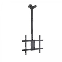 Tooq Soporte de Techo para Pantallas 32-75" - Angulo de Giro 180Âº - Inclinable - Gestion de Cables - Peso Max. 60kg - VESA Max.