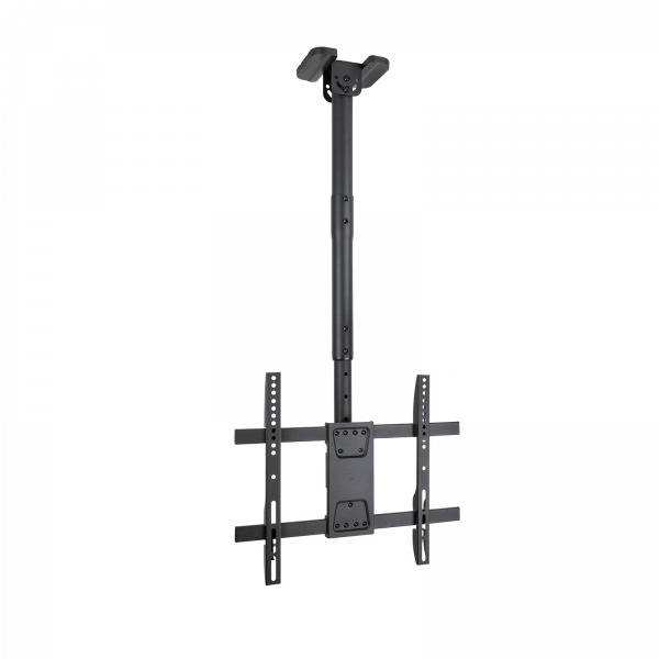 Tooq Soporte de Techo para Pantallas 32-75" - Angulo de Giro 180º - Inclinable - Gestion de Cables - Peso Max. 60kg - VESA Max.