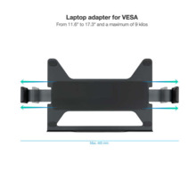 Tooq Soporte/Adaptador de PortÃ¡til Para Vesa - Color Negro