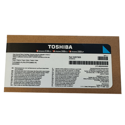 Toshiba T-FC338EC-R Cyan Cartucho de Toner Original - 6B000000920