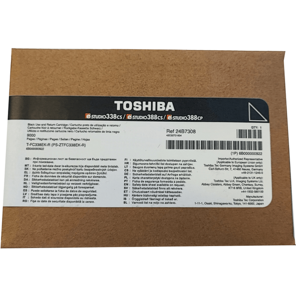 Toshiba T-FC338EK-R Negro Cartucho de Toner Original - 6B000000922