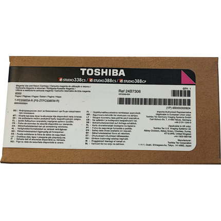 Toshiba T-FC338EM-R Magenta Cartucho de Toner Original - 6B000000924