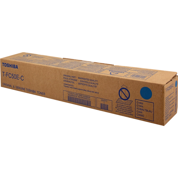 Toshiba T-FC50EC Cyan Cartucho de Toner Original - 6AJ00000113/6AJ00000301