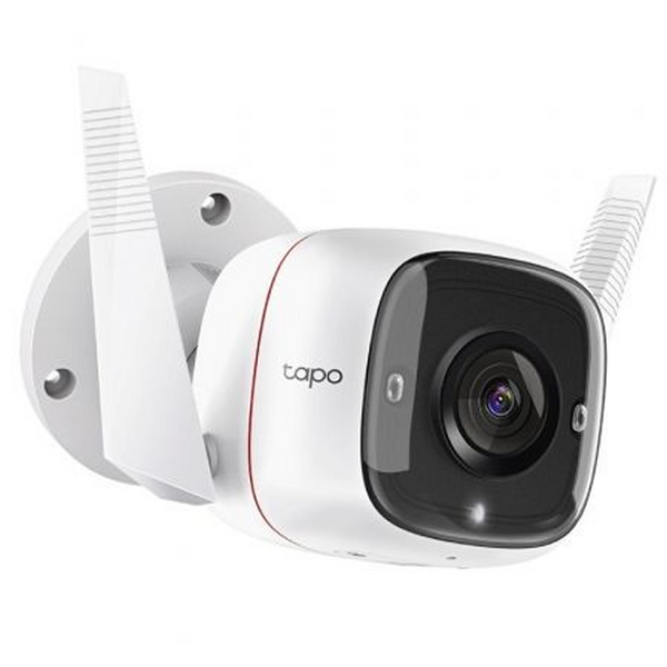 TP-Link Camara de Seguridad IP WiFi 3Mpx UHD - Vision Nocturna - Deteccion de Movimiento - Control por Voz - Proteccion IP66