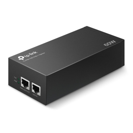 TP-Link Inyector PoE++ - 2 Puertos Gigabit - Hasta 60W - Plug & Play