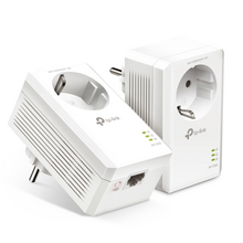 TP-Link Kit de Inicio AV1000 Gigabit Powerline con Enchufe Incorporado