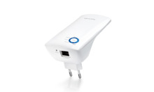 TP-Link Repetidor Amplificador Extensor de Red WiFi N300 - Hasta 300Mbps - IEEE 802.11n - 10/100 Mbps - Boton WPS - 2 Antenas In