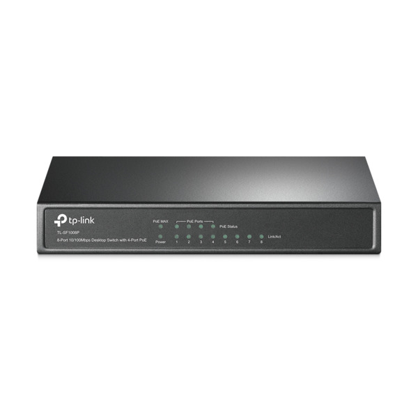 TP-Link Switch PoE de Sobremesa con 8 Puertos a 10/100 Mbps