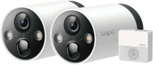 TP-Link Tapo C240S2 2 Camaras de Seguridad IP WiFi 2K QHD - Vision Nocturna - Deteccion de Movimiento - Proteccion IP65