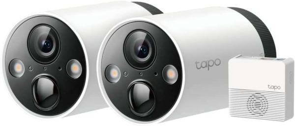 TP-Link Tapo C240S2 2 Camaras de Seguridad IP WiFi 2K QHD - Vision Nocturna - Deteccion de Movimiento - Proteccion IP65