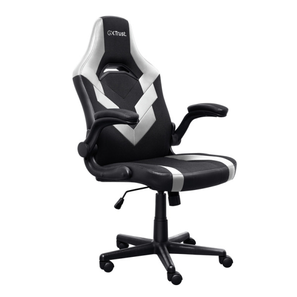 Trust GXT 703W Riye Silla Gaming - Reposabrazos - Ruedas de Nylon - Piston de Gas Clase 4 - Base Metal - Peso Max. 140Kg - Color