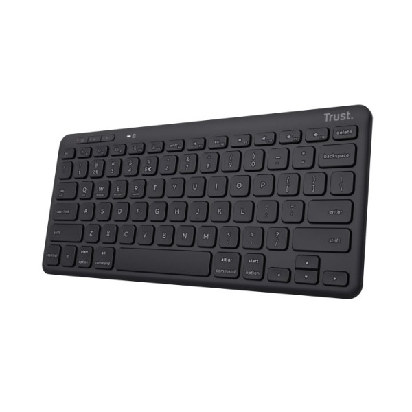 Trust Lyra Inalambrico Bluetooth 5.0 - Bateria Recargable - Hecho con Materiales Reciclados - Color Negro