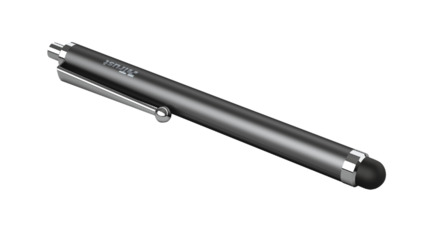 Trust Stylus Pen Lapiz Optico para Usar en Tablet y Smartphone - Elegante y Fino - Aluminio - Color Gris