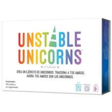 Unstable Unicorns Juego de Cartas - Tematica Fantasia  - De 2 a 8 Jugadores - A partir de 8 AÃ±os - Duracion 30-60min. aprox.