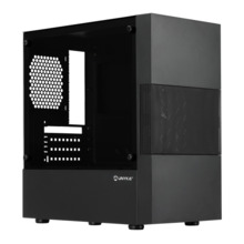 Unykach Aero C25 Caja MicroATX - Fuente de Alimentacion 500W Incluida - TamaÃ±o Disco Soportado 3.5", 2.5" - USB-A 3.0 y Audio
