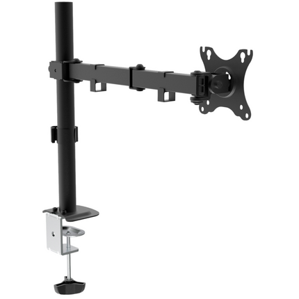 Unykach UK1421 Soporte de Mesa con Brazo Articulado para Monitor de 10"-32" - Giratorio, Inclinable y Extensible - Gestion de Cables - Peso Max 10kg - VESA 100x100mm