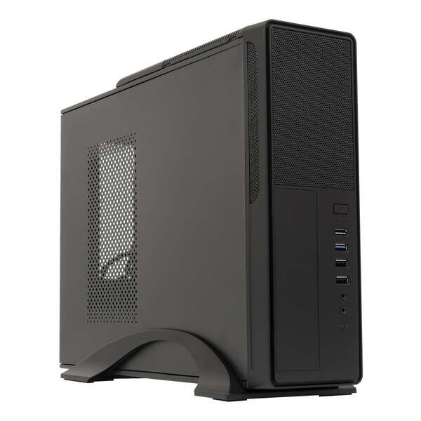 Unykach UK2010SE Caja Torre MicroATX - Fuente de Alimentacion 450W Incluida - Tamaño Disco Soportado 3.5", 2.5" - USB-A 3.2, US