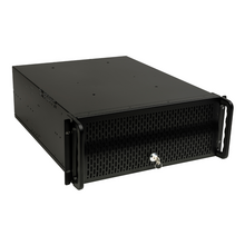 Unykach UK4129 Caja Rack 4U 19 - Tamaños de Disco Soportados 3.5 - Filtro Frontal Antipolvo - Cierre de Llave - USB-A 2.0 - Colo