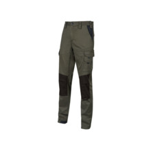 Upower Majo Pantalon de Trabajo - Talla XL - Algodon Elastico, DiseÃ±o Slim-Fit, Multiples Bolsillos, Proteccion Lumbar, Detalle