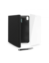 Urban Factory Greenee Pack Funda, Lapiz y Cristal Templado para Ipad - 10Âª Generacion - 10.9" - Ecologico - Color Negro