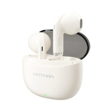 Vention ELF E07 Auriculares Bluetooth 5.3 con Estuche de Carga - Cancelacion de Ruido - 6h Autonomia - Color Beige