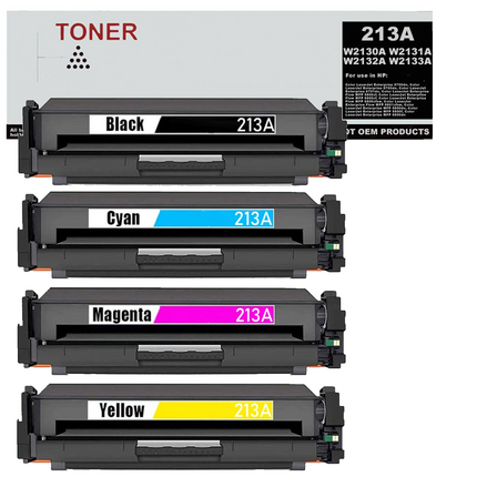 W2130A W2131A W2132A W2133A pack 4 toner compatible con HP 213A