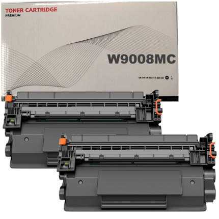 W9008MC pack 2 toner negro compatible con HP W9008MC