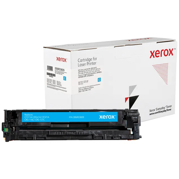 Xerox Everyday HP CB541A/CE321A/CF211A Cyan Cartucho de Toner Generico - Reemplaza 125A/128A/131A