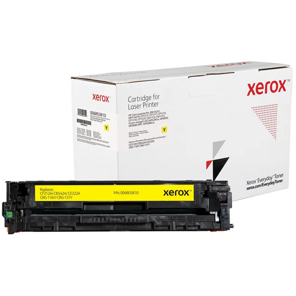 Xerox Everyday HP CB542A/CE322A/CF212A Amarillo Cartucho de Toner Generico - Reemplaza 125A/128A/131A