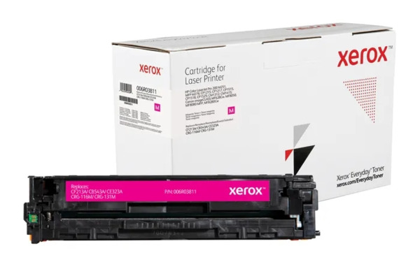 Xerox Everyday HP CB543A/CE323A/CF213A Magenta Cartucho de Toner Generico - Reemplaza 125A/128A/131A