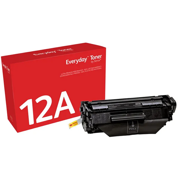 Xerox Everyday HP Q2612A Negro Cartucho de Toner Generico - Reemplaza 12A