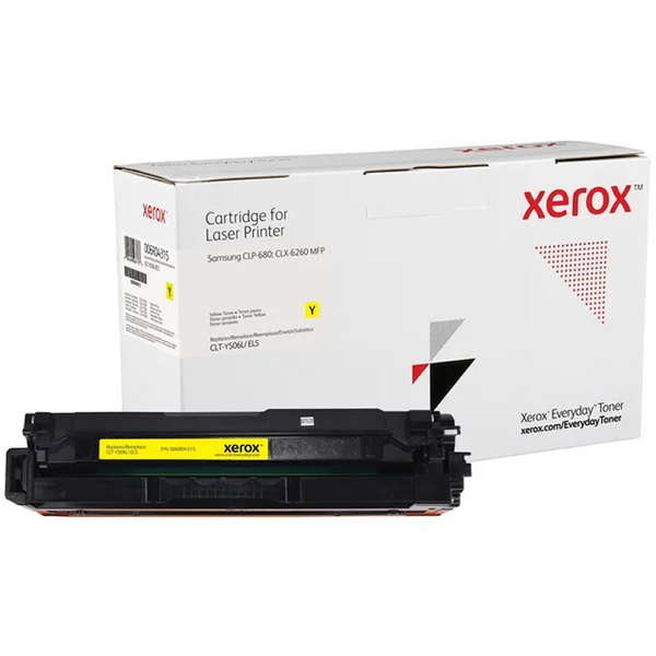 Xerox Everyday Samsung CLP680/CLX6260 Amarillo Cartucho de Toner Generico - Reemplaza CLT-Y506L/CLT-Y506S/SU515A/SU524A