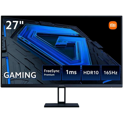 Xiaomi G27i Monitor Gaming LED IPS 27" Full HD 1080p 165Hz FreeSync Premium - Respuesta 1ms - Relacion de Aspecto 16:9 - Angulo de Vision de 178° - HDMI, DisplayPort - VESA 75x75mm