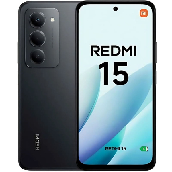 Xiaomi Redmi 15 Smartphone Pantalla 6.9" - 6GB - 128GB - Camara Principal 50MP - Bateria 7000mAh - Color Negro