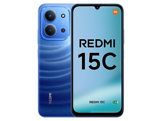 Xiaomi Redmi 15C Smartphone Pantalla 6.9" - 4GB - 256GB - Camara Principal 50MP - Bateria 6000mAh - Color Azul