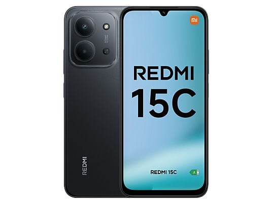 Xiaomi Redmi 15C Smartphone Pantalla 6.9" - 4GB - 256GB - Camara Principal 50MP - Bateria 6000mAh - Color Negro