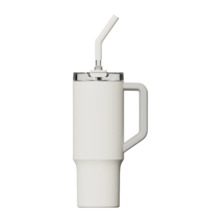Xiaomi Straw Mug Termo 1L con Pajita - Acero Inoxidable 316L - Aislamiento Termico - Tapon Hermetico Antifugas - Tapa Tritan Tra