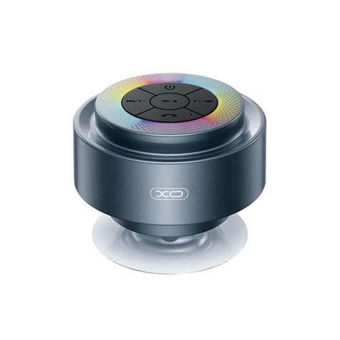XO F64 Altavoz Bluetooth - Impermeable - Ideal para Ducha - IP67 - RGB - Ventosa Super Potente - Incluye Microfono para Llamadas