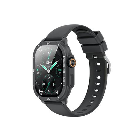 XO J12 Reloj Smartwatch Pantalla Cuadrada 2.06" AMOLED - Asistente de Voz - Control de Musica - Multideporte - Llamadas BT - IP6