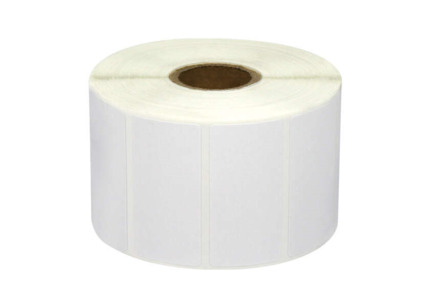 Compatible Zebra Z-Perform 1000T/Z-Select 2000D/2000T Etiquetas Perforadas 50x25 mm - 1300 uds - Reemplaza 880199-025D/30072