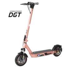 Zwheel ZFox Max Roasted Coffee Patinete Electrico Motor 400W - Homologado DGT - Velocidad hasta 25Km/h - Autonomia hasta 50km -