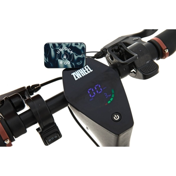 Zwheel ZFox Max Roasted Coffee Patinete Electrico Motor 400W - Homologado DGT - Velocidad hasta 25Km/h - Autonomia hasta 50km - (1)