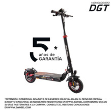 Zwheel ZRino Patinete Electrico Motor 600W - Homologado DGT - Suspension Delantera y Trasera - Velocidad hasta 25Km/h - Autonomi