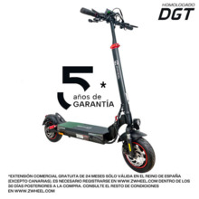 Zwheel ZRino SE Patinete Electrico Motor 600W - Suspension Delantera y Trasera - Velocidad hasta 25Km/h - Autonomia hasta 35km -